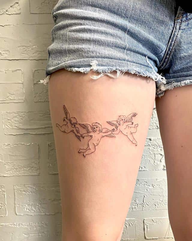 El diseño del tatuaje del ángel 3