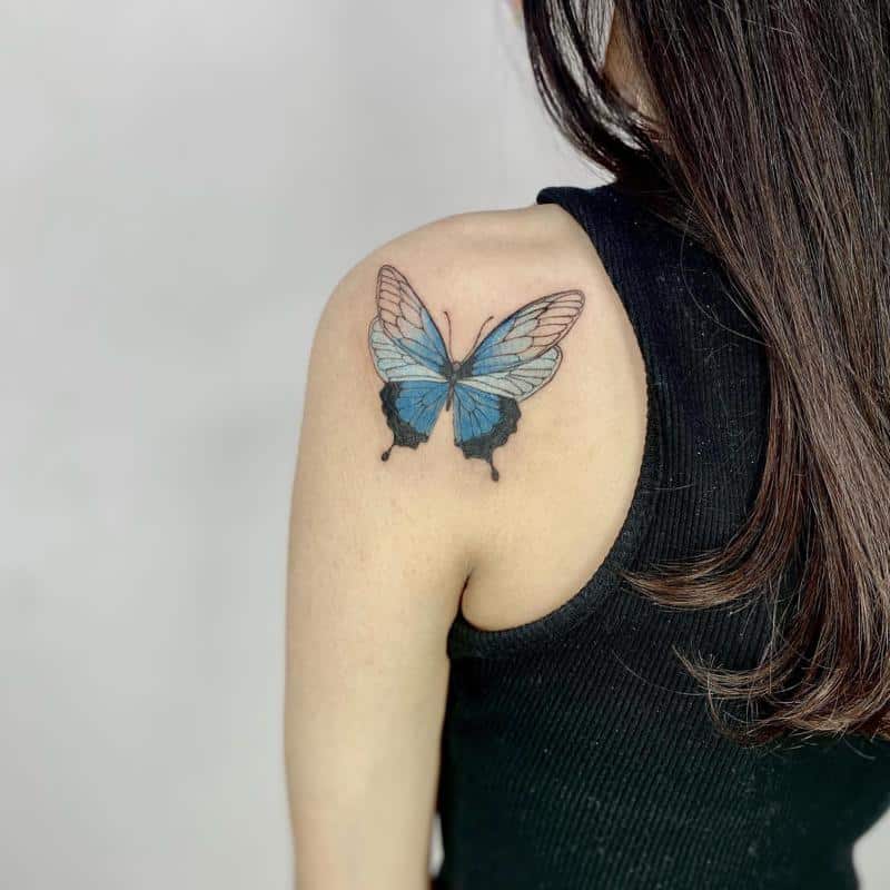 El diseño del tatuaje de la mariposa 5