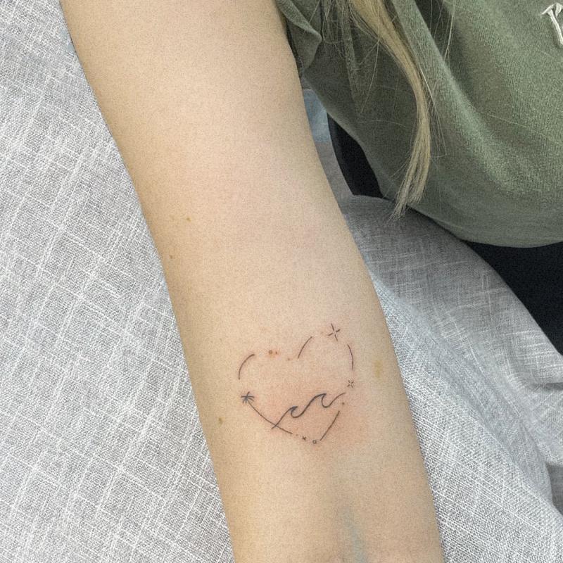 El diseño del tatuaje del corazón 3