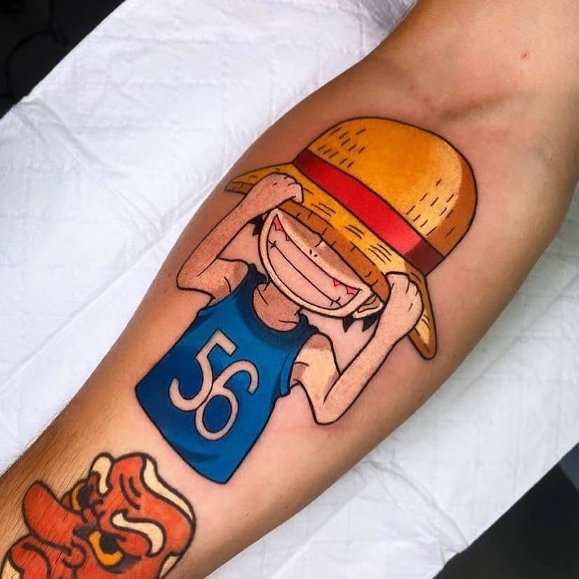 Idea de sombrero de tatuaje de Ace de una pieza