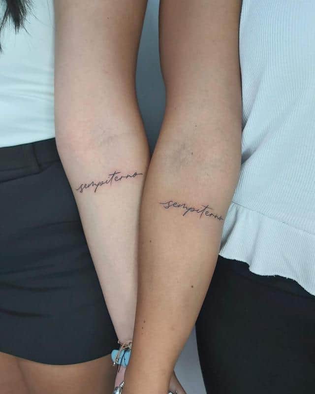 Tatuajes de amigos leales