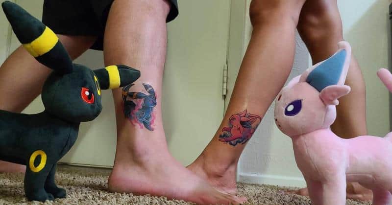 Mejor amigo tatuaje para las piernas 1