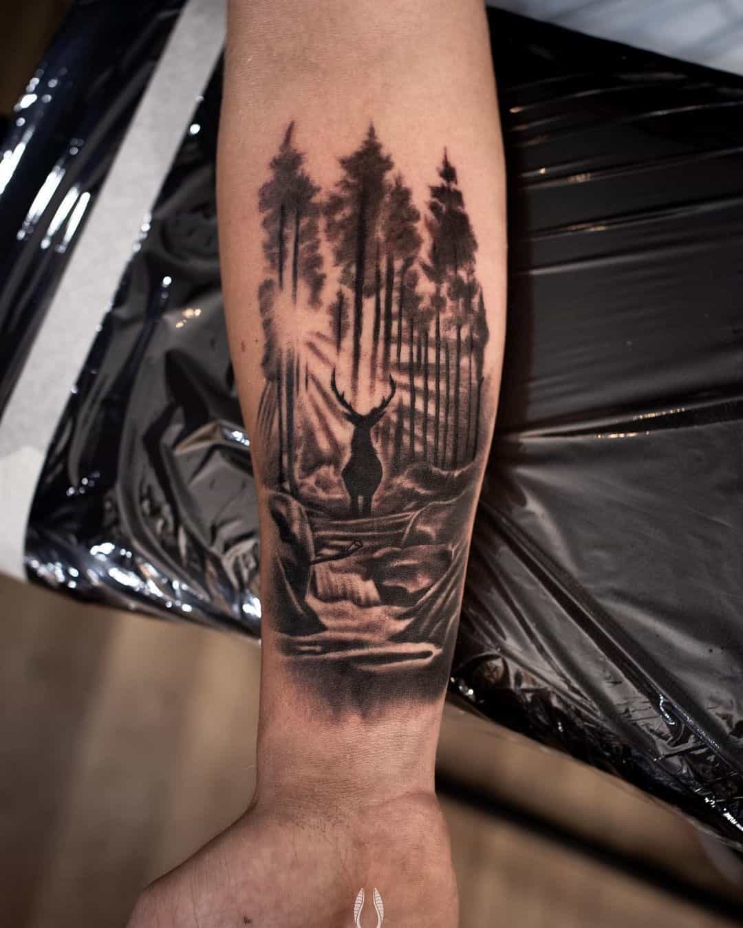 Bosque Escena Tatuaje 