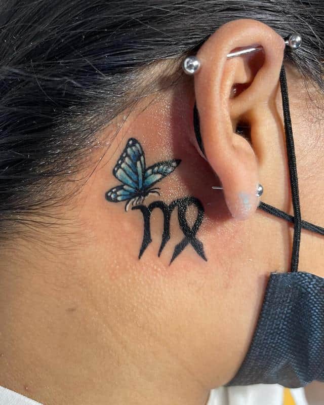 tatuajes de mariposas virgo 1