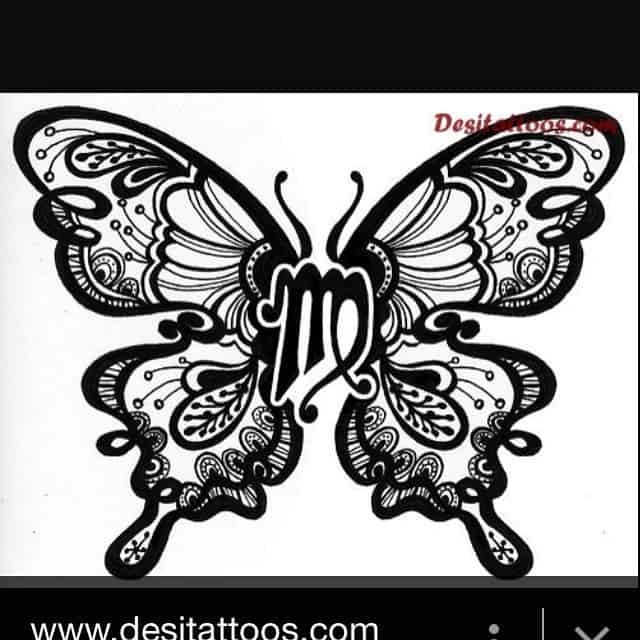 tatuajes de mariposas de virgo 2