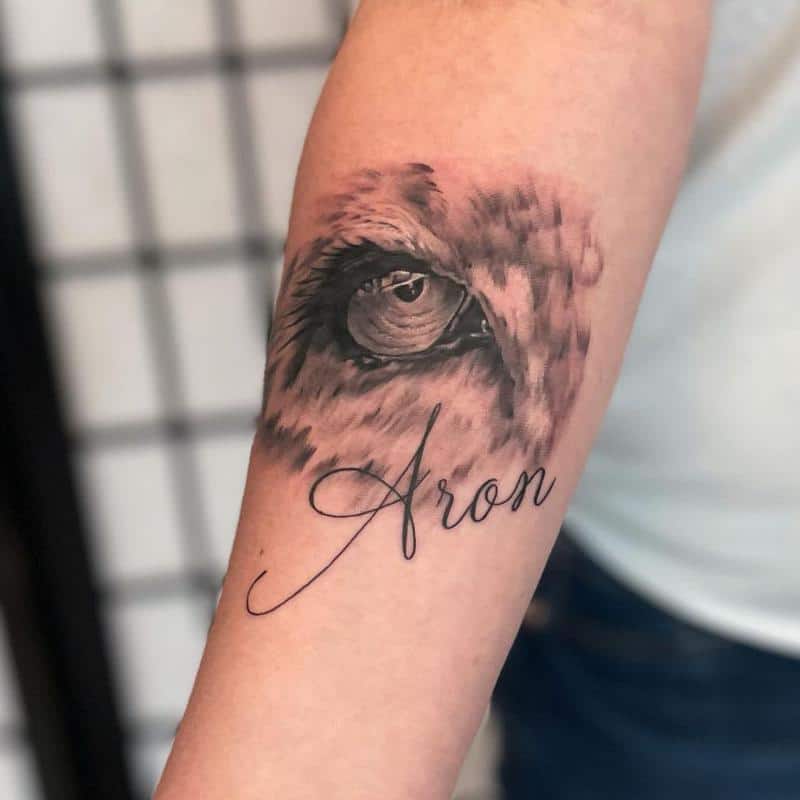 Tatuaje de ojos de león 1