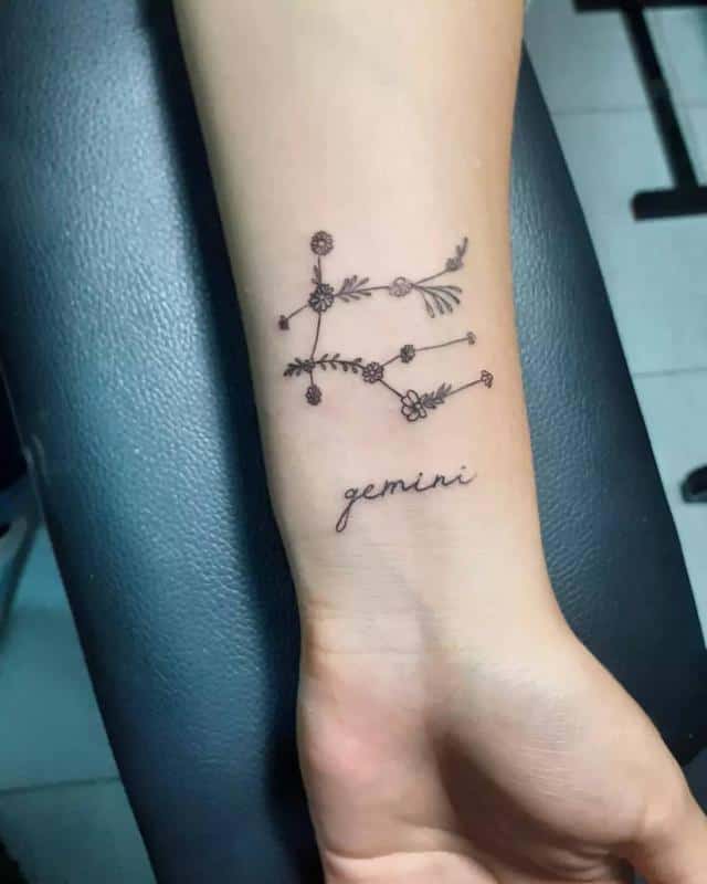 Tatuajes de palabras Géminis 2