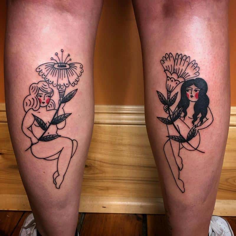 Tatuaje de mujer Géminis 1