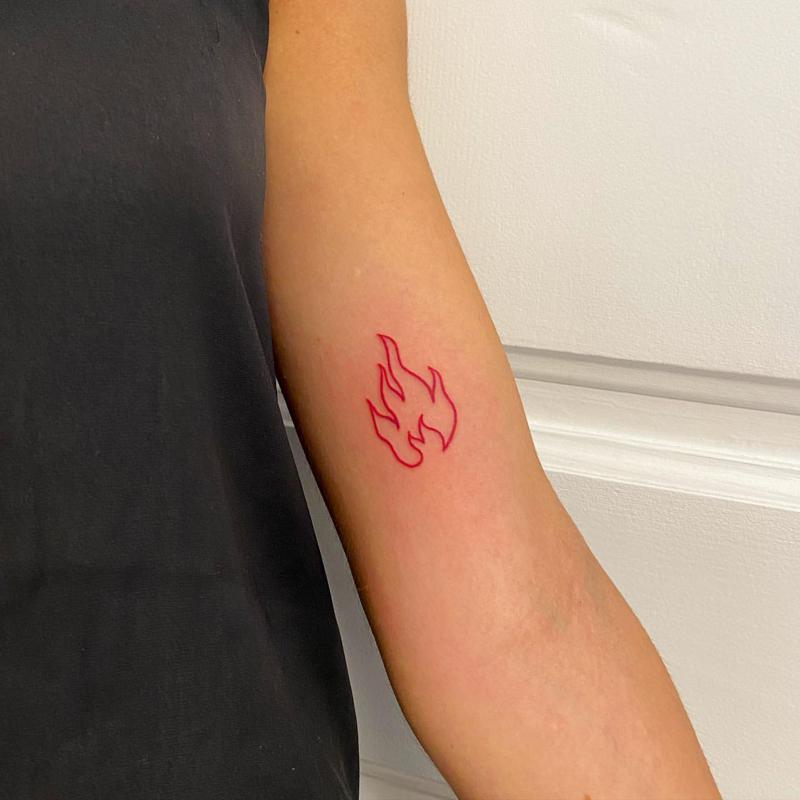 Ideas de diseño de tatuaje de fuego 3