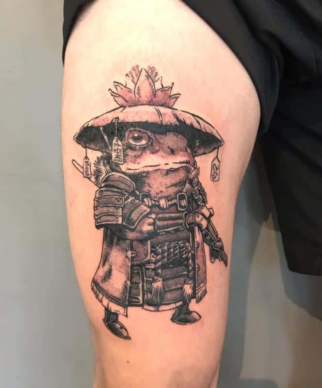 Tatuaje de rana japonesa