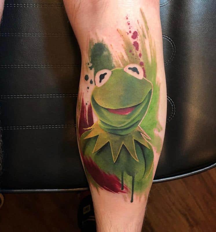 Kermit el tatuaje de la rana