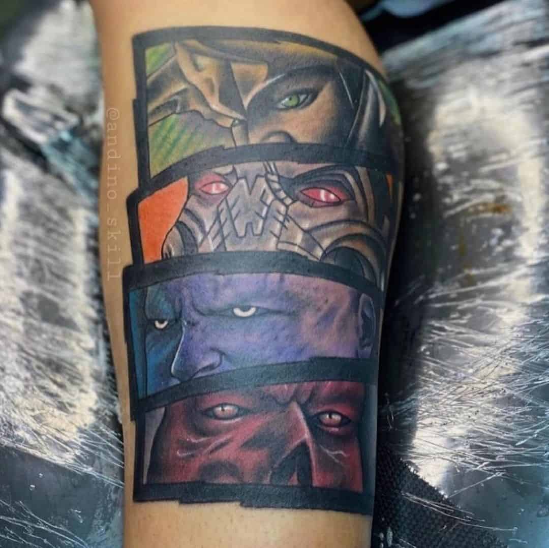 Tatuaje Miedo Vengadores 