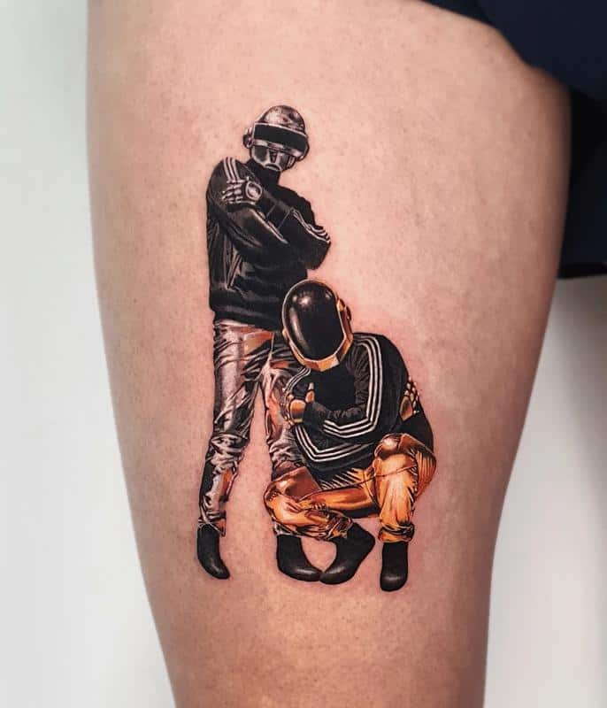 Diseño de tatuaje de músico favorito 2