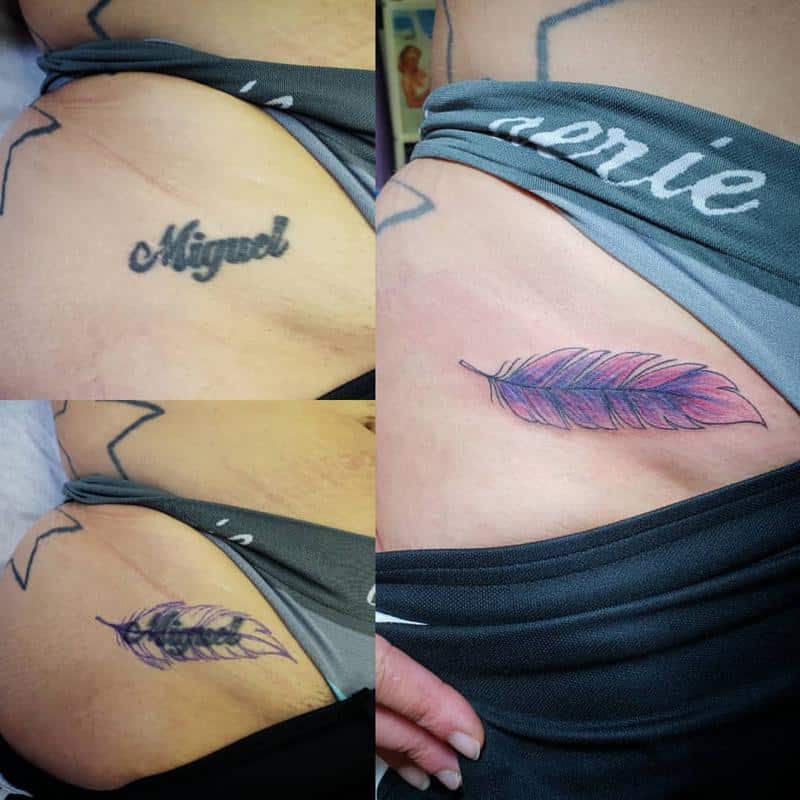 Pluma para cubrir tatuajes 1