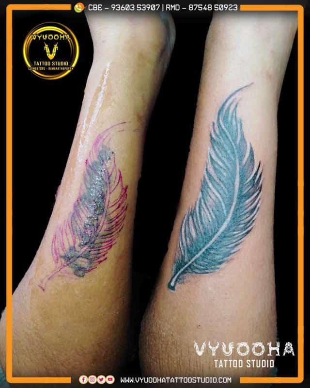 Pluma para cubrir tatuajes 3