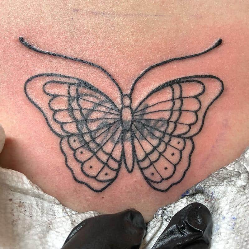 Mariposa Cubrir Tatuajes 3