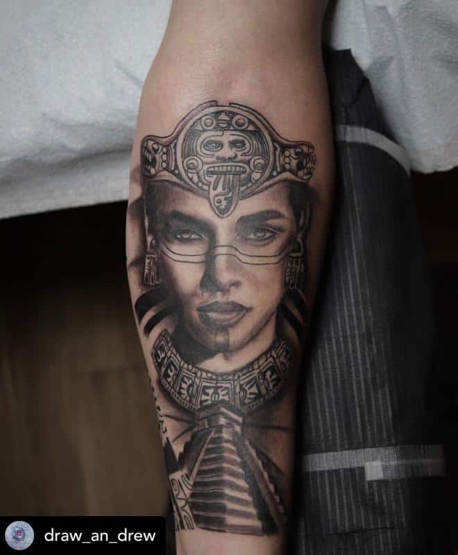 tatuajes aztecas para mujeres 1