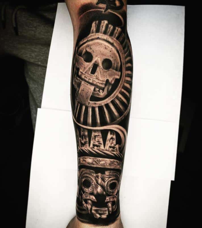tatuajes aztecas para hombres 3
