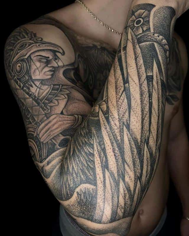 tatuajes aztecas para hombres 1
