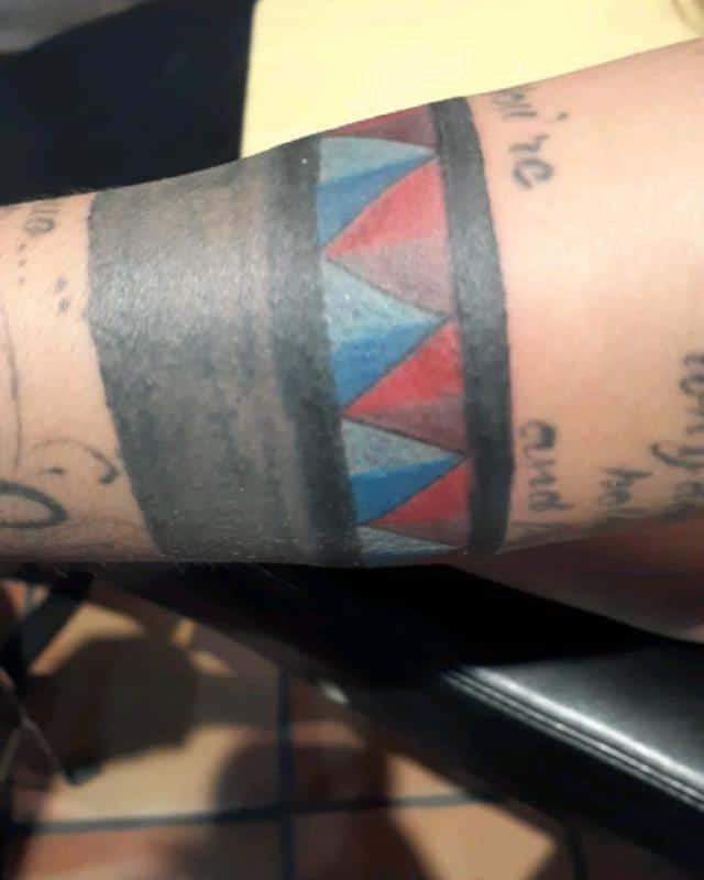 Tatuaje de brazalete azteca 1