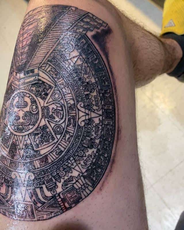 Tatuaje Calendario Azteca 2