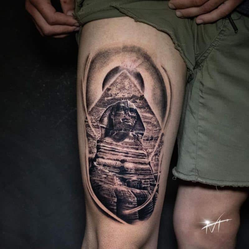 tatuaje de esfinge 3
