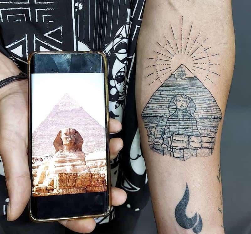tatuaje de esfinge 5