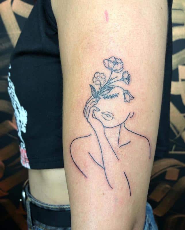Tatuaje en el brazo para niñas 1