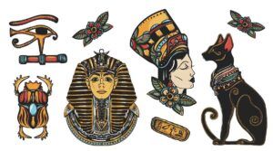 Tatuajes egipcios: más de 70 motivos y símbolos populares con significado