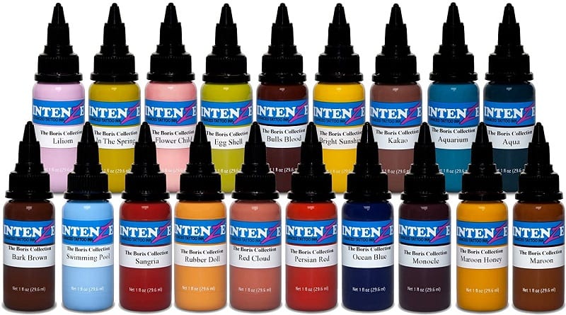 Tinta para tatuajes Intenze