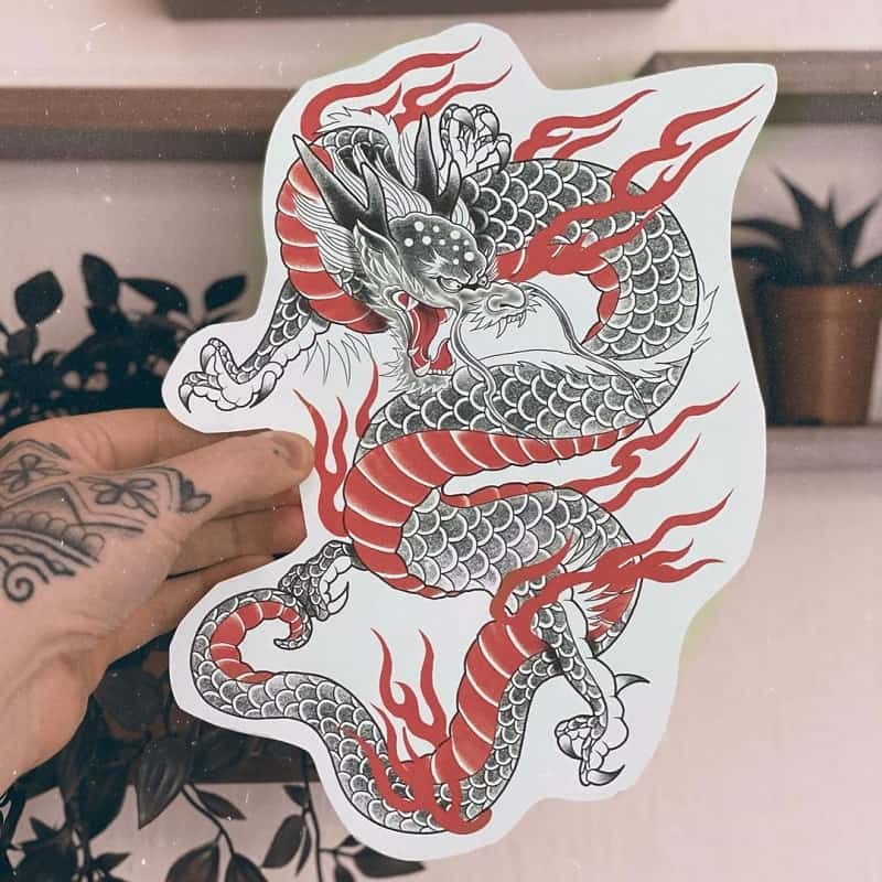 tatuajes de dragones japoneses