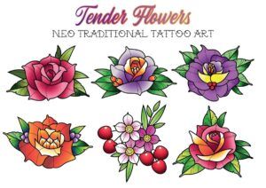 Más de 40 tatuajes neotradicionales (origen, significado, ideas de diseño y más)