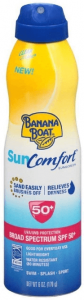 imagen de banana boat sun comfort