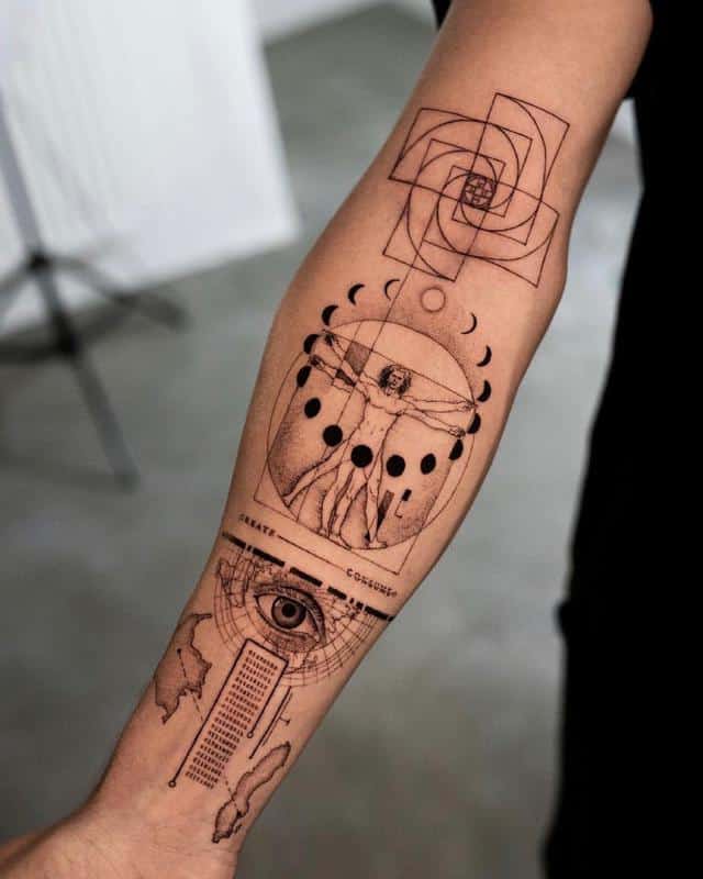 Tatuaje de la fase lunar 4