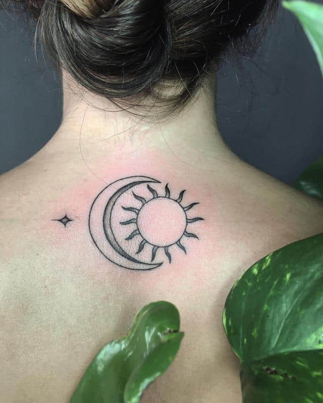 Tatuaje sol y luna 5