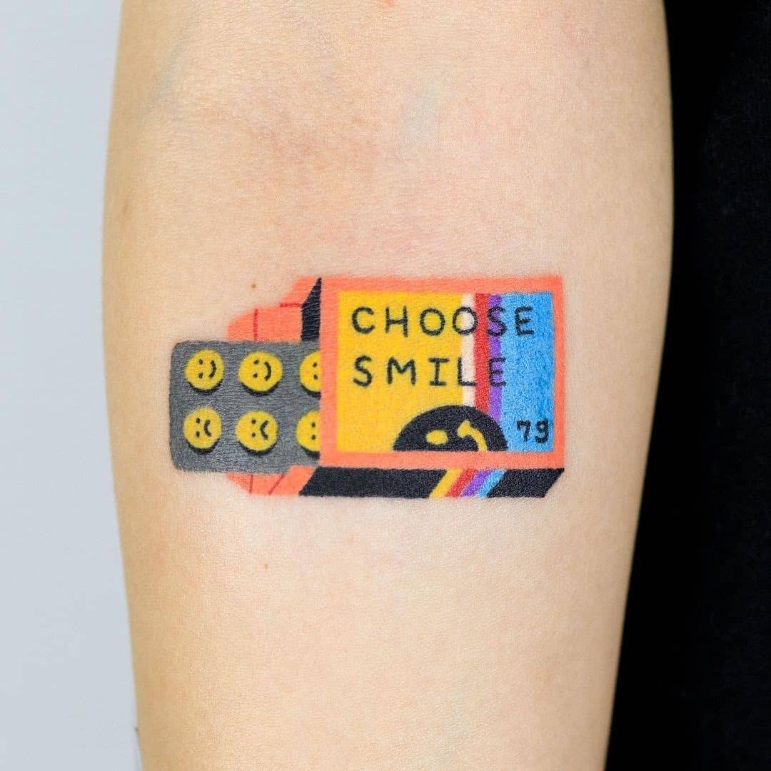 Elija diseños de tatuajes de sonrisas 