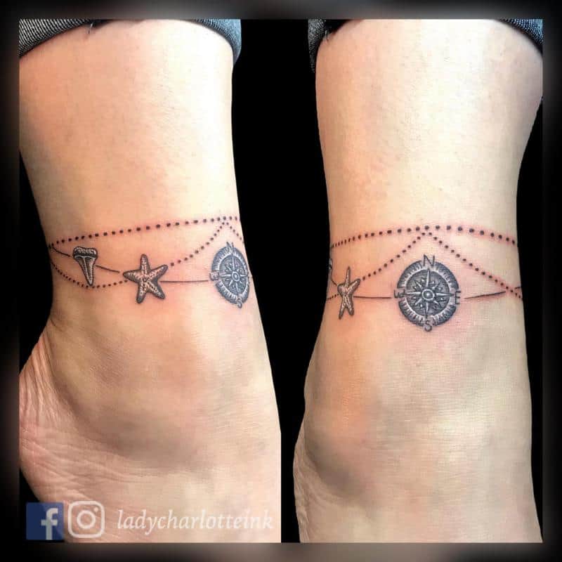 El tatuaje de estrella de mar único 1