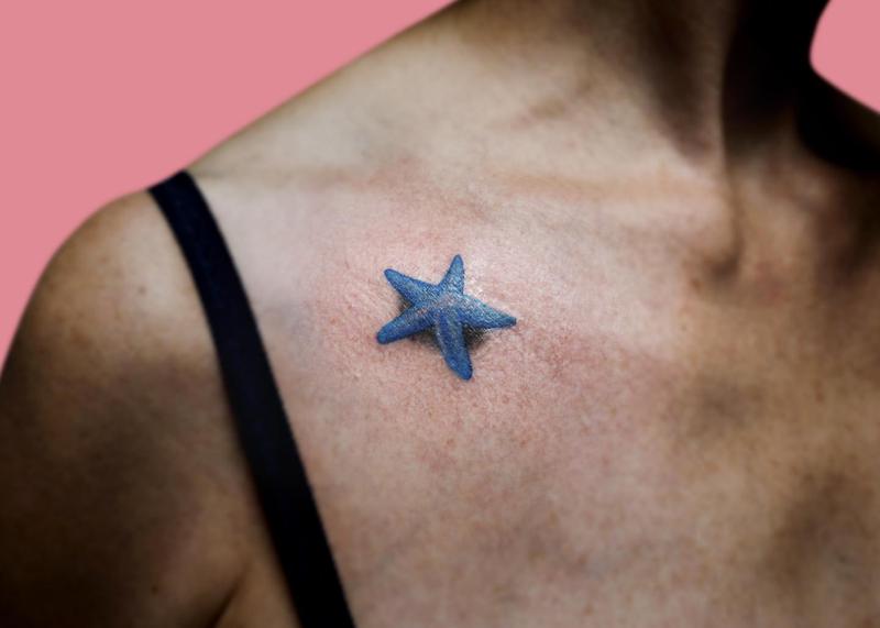 Lindos tatuajes de estrellas de mar 1
