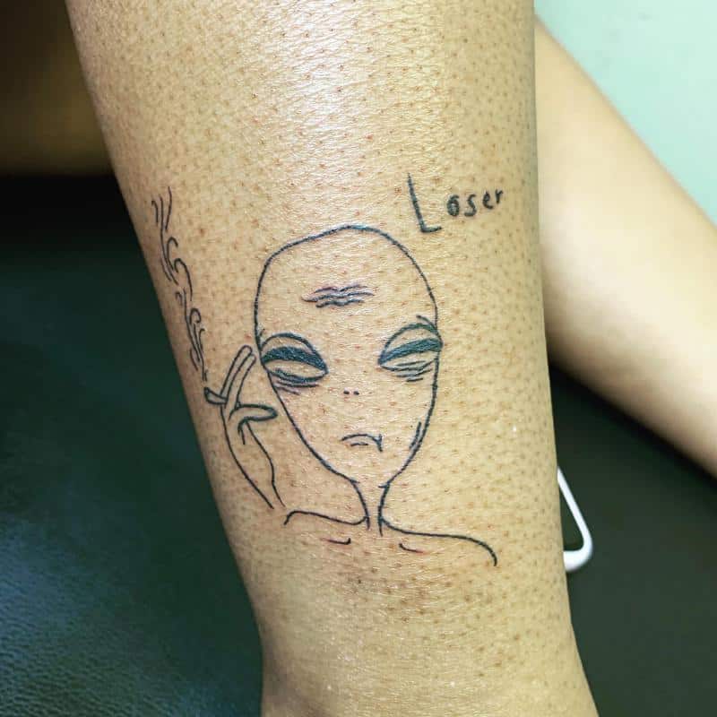 Expresivo Minimal Alien Tattoo 2