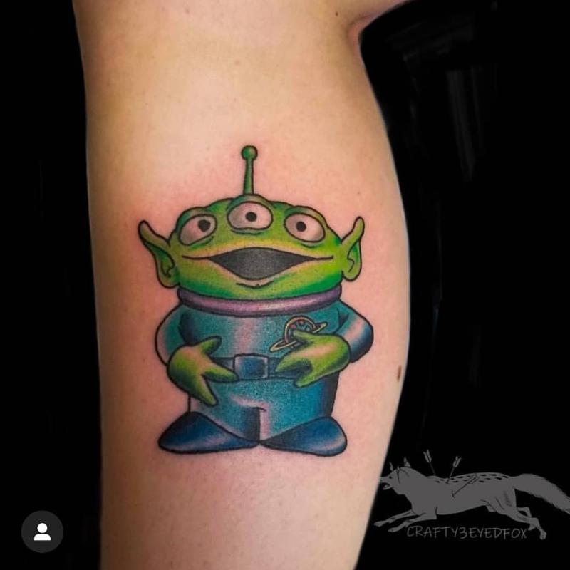 El Pizza Planet Aliens Tatuaje 1