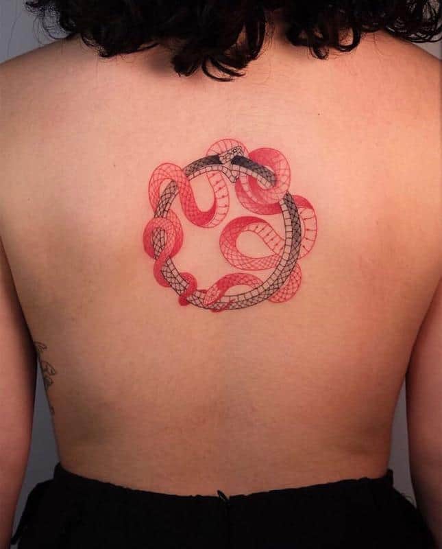 tatuaje de serpiente ouroboros 4