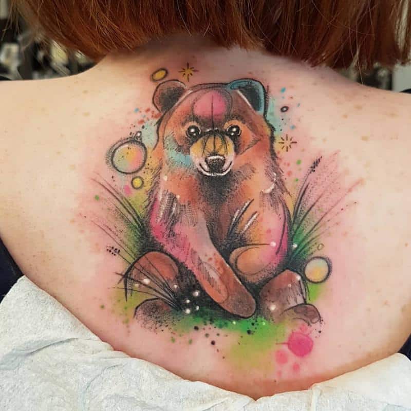 Significados del tatuaje del oso Maternidad