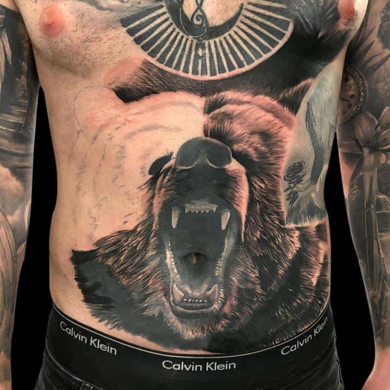 Tatuaje de oso grande 1
