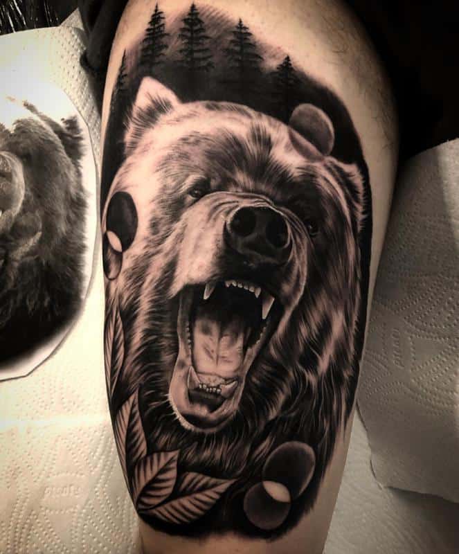 tatuajes de osos para hombres 1
