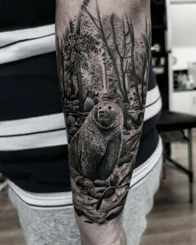 Manga del tatuaje del oso 1