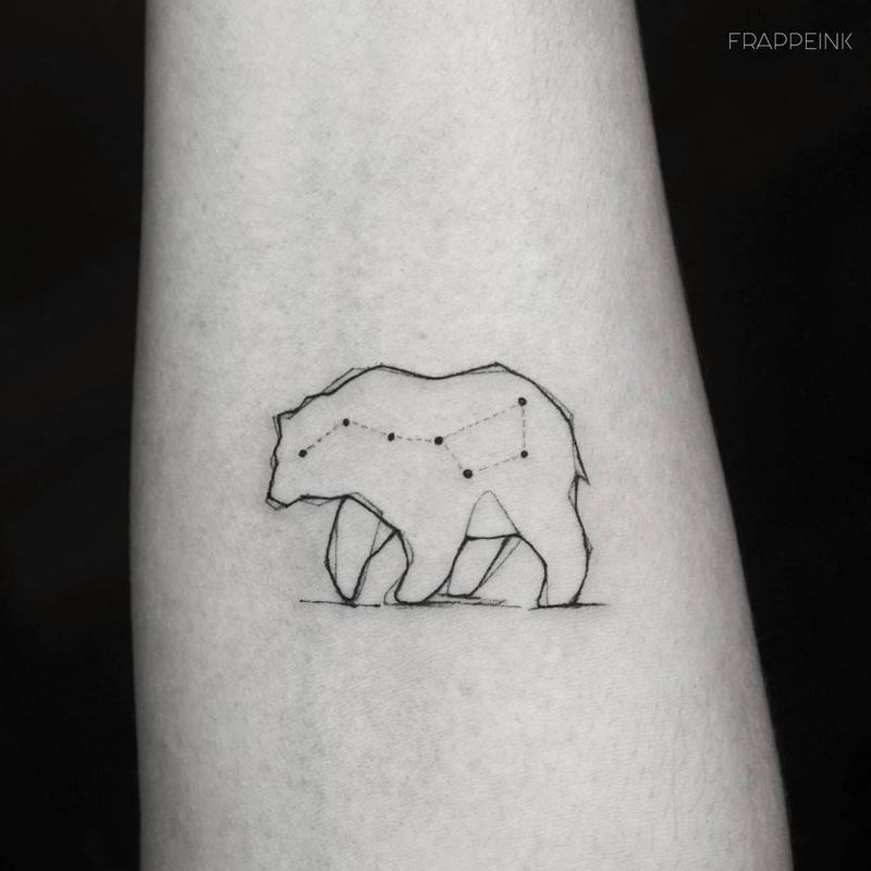 El tatuaje de la constelación del oso grande 1