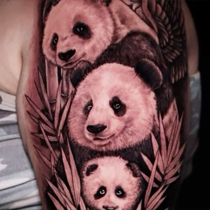 tatuaje de panda 1
