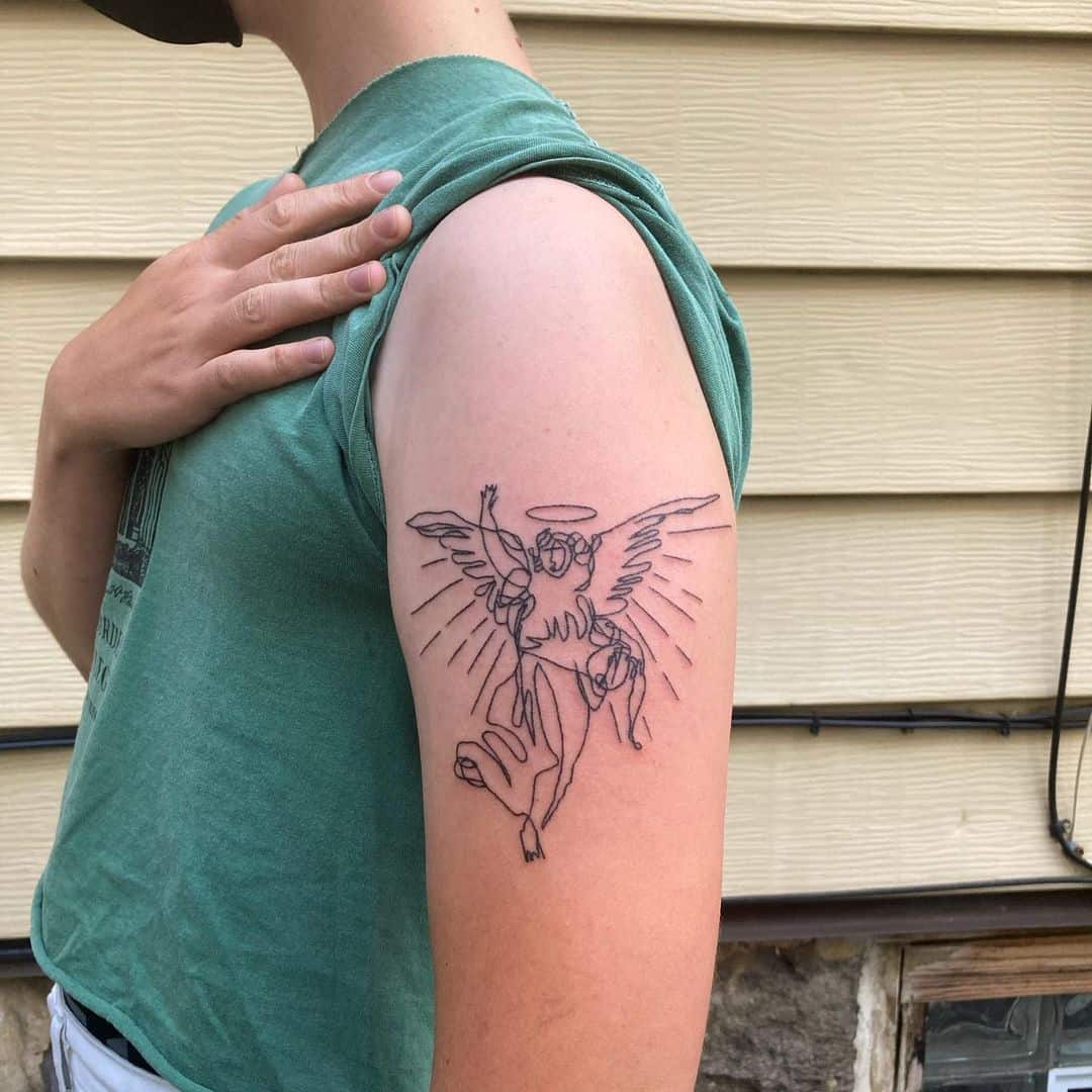 Ángel sobrenatural tatuaje 1