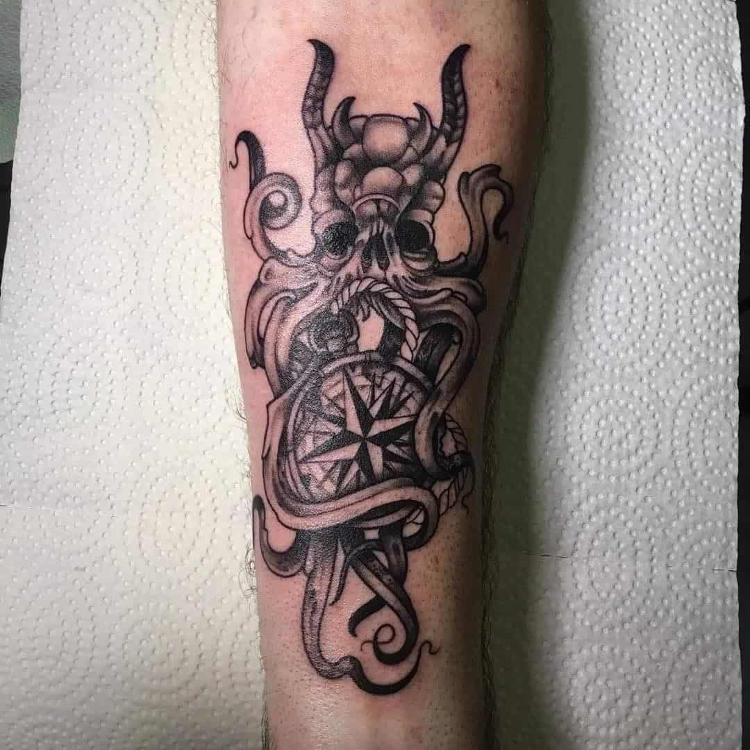 Tatuaje de kraken 3