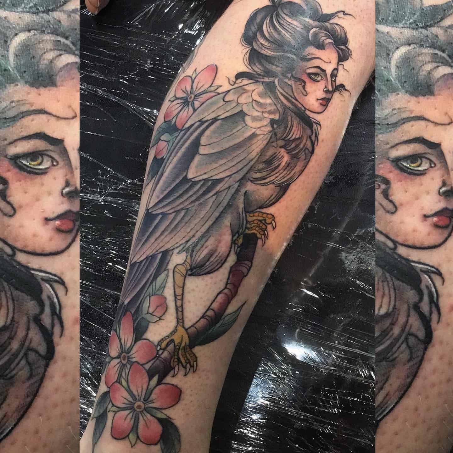 tatuaje de arpía 1